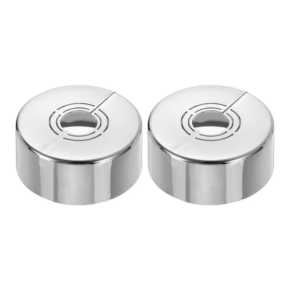 2Pack Wall Split Flanges, 1.18" Thick Cuttable Escutcheon Plate, Silver
