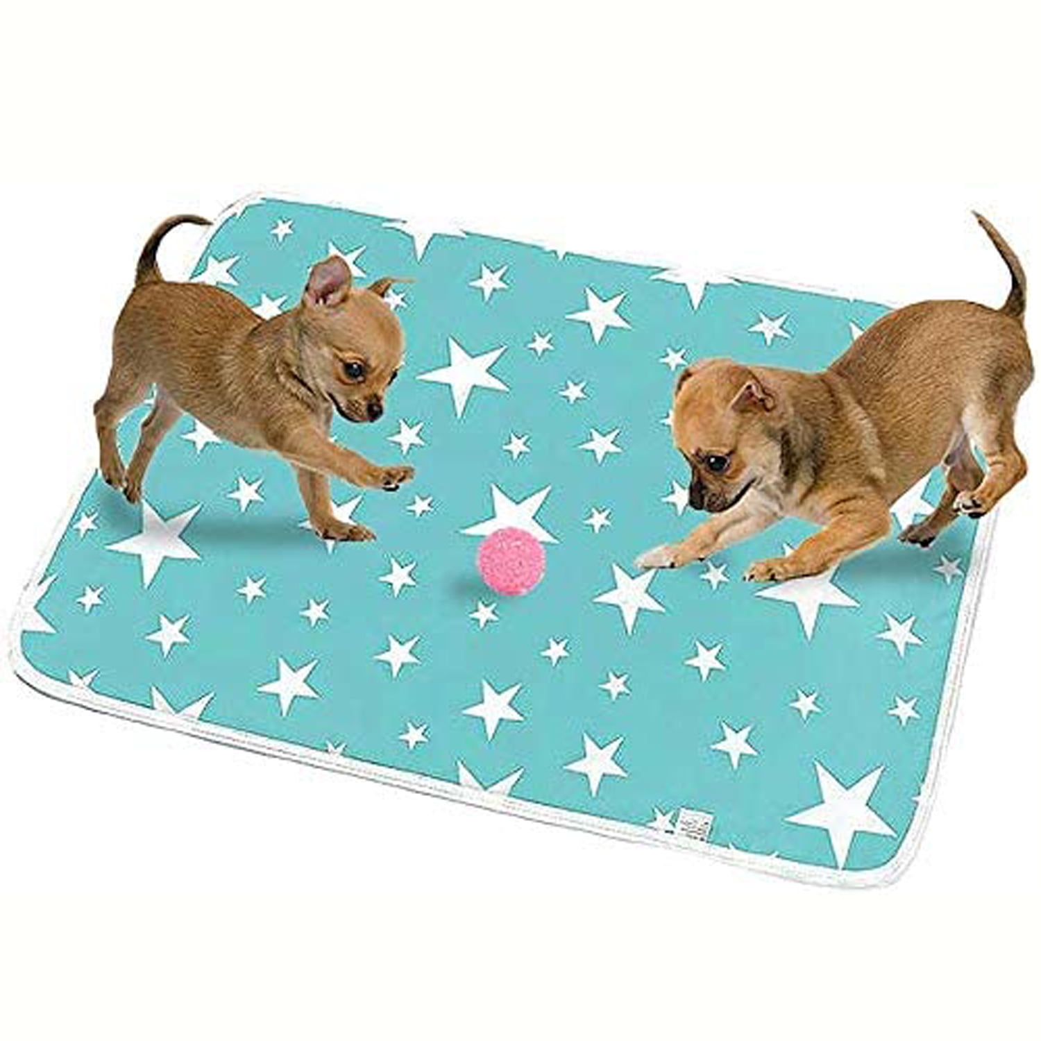 2Pack Washable Puppy Pads Dog Pee Pads, Reusable Puppy Training Mat Pet