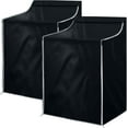 thumbnail image 1 of 2Pack Washer and Dryer Covers, Portable Washer Cover with Zipper Design Dustproof Waterproof Laundry Covers for Washer and Dryer，Easy Use Fit for Most Front-loading Machine (2pcs(Black)), 1 of 6