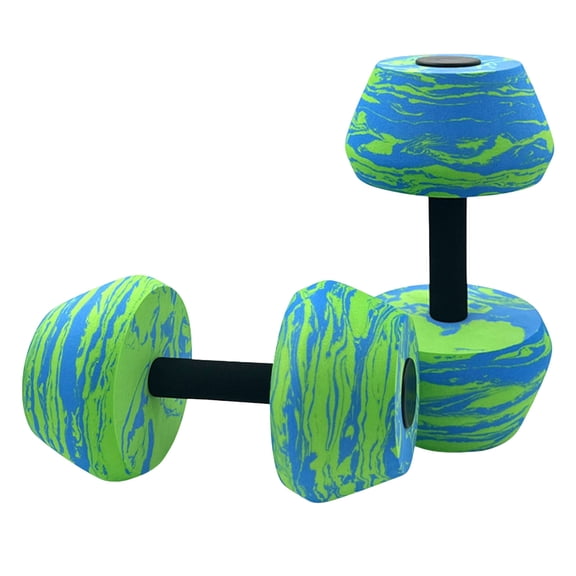2Pack Water Weights For Pool Exercise,Aerobic Exercise Foam Dumbbell Pool Resistance,Pool Fitness Resistance Tools for Men Women Water Workouts