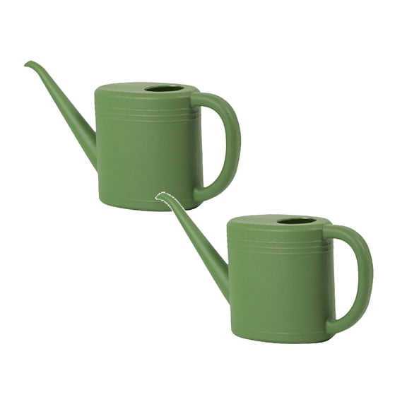 2Pack Watering Cans Watering Can for Indoor Outdoor Small Watering Cans for House Garden Flower Long Spout Water Can for Outdoor Watering Green