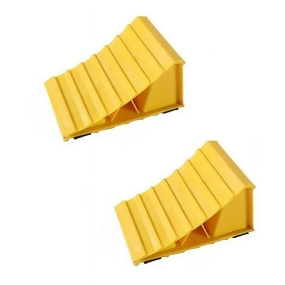 2Pack Wheel Chock Non- Base for Cars, Tire Chocks for Travel Trailers, RV, , and Trucks