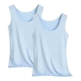 thumbnail image 1 of 2Pack Women's Plus Size Modal Tank Tops, 1 of 4