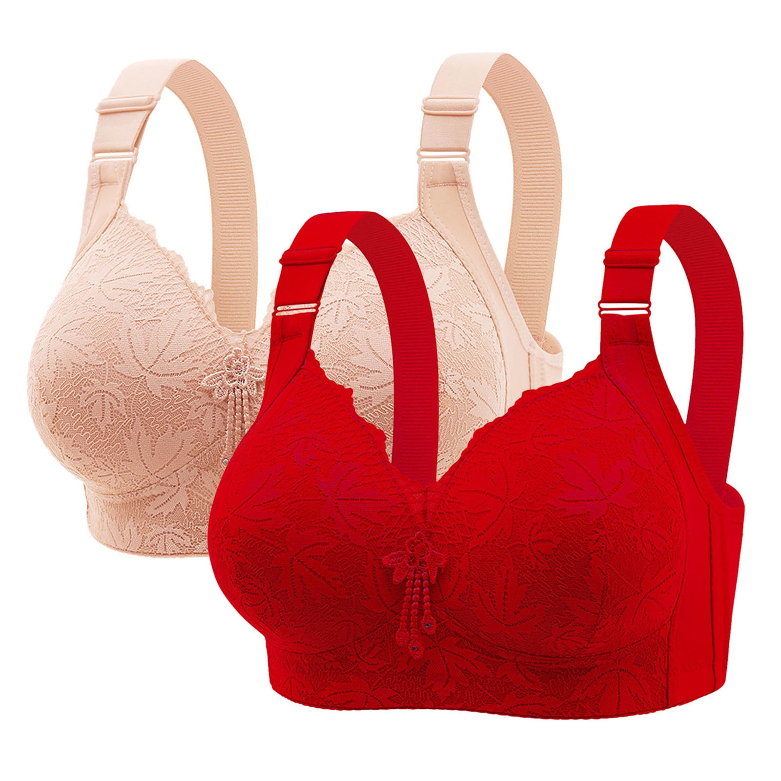 Maidenform Women's Push-Up Bras 2-Pack - Solid & Lace, Underwire, Lightly Lined - View #7