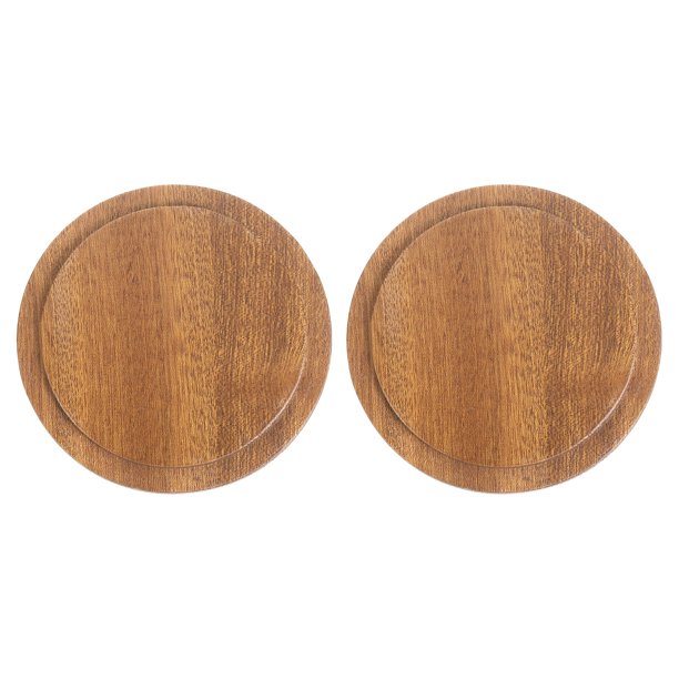 2Pack Wooden Cup Lid 3.58 Inch, Wooden Coffee Mug Lids Bamboo Tea