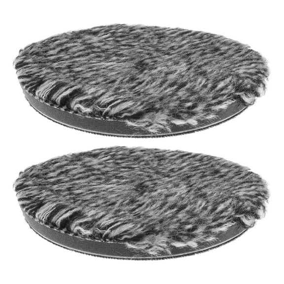 2Pack Wool Cutting Pad 5 inch Microfiber Buffing Polishing Pads for Backing Plate DA Car Polisher