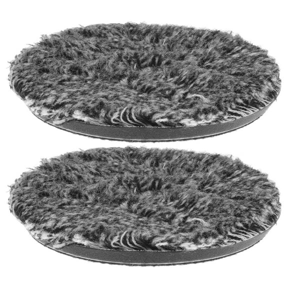 2Pack Wool Cutting Pad 6 inch Microfiber Buffing Polishing Pads for Backing Plate DA Car Polisher