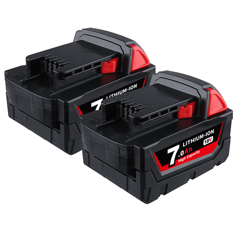 2Pack for Milwaukee 48 11 1852 M18 LITHIUM XC 7.0Ah Extended Capacity Battery Pack 48 11 1860 48 11 1850 48 11 1820