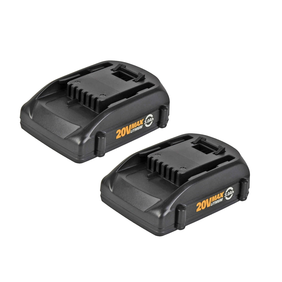 Worx 2-Pack Power Share 3.0AH 20V Battery Compatible with WG166 WG151s ...