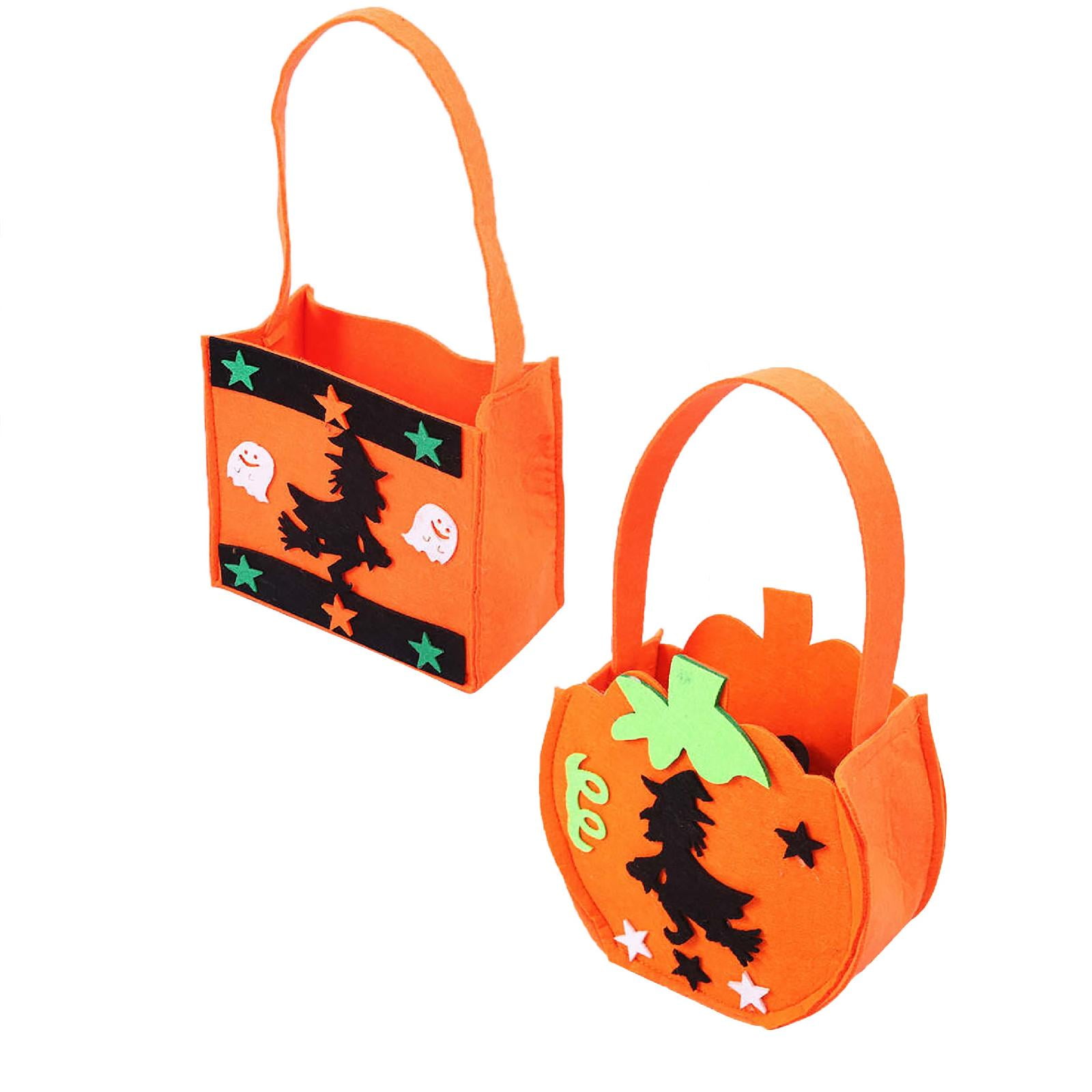 2Pack gift bags bulk ghost skull candy bowl halloween bucket snacks bag