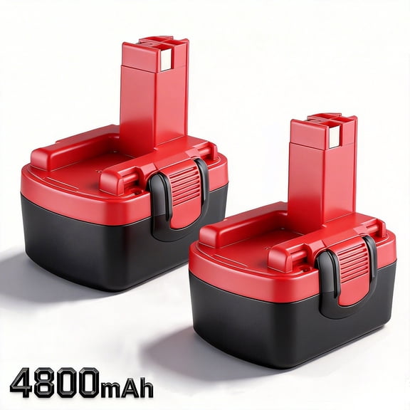 2Packs 14.4V 4.8Ah BAT140 Ni-MH for B0sch Battery BAT038 BAT040 BAT041 BAT159 Compatible with Boshi 14.4V Cordless Power Tools