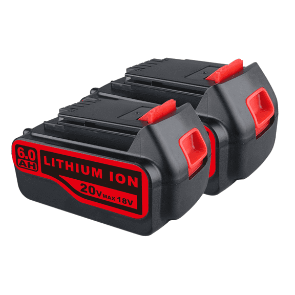2Packs 5.0Ah LB2X4020 HIGH Output Long-Lasting 20V Lithium Battery Replace for Original 20 Volt LB20 LBX20 LBXR20 LBXR20B LBXR2020 LBX4020 LST220 Tool Battery Compatible With Cordless Power Tools