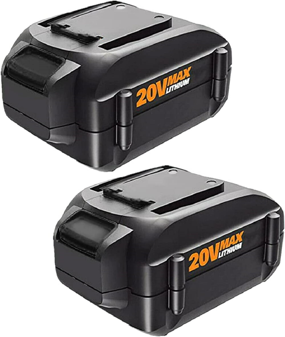 VANON 20V 4.0Ah Replacement for Worx 20V Battery WA3520 MAX Lithium ion  WG151s WG155s WG251s WG540s WG890 WG891,2Pack 