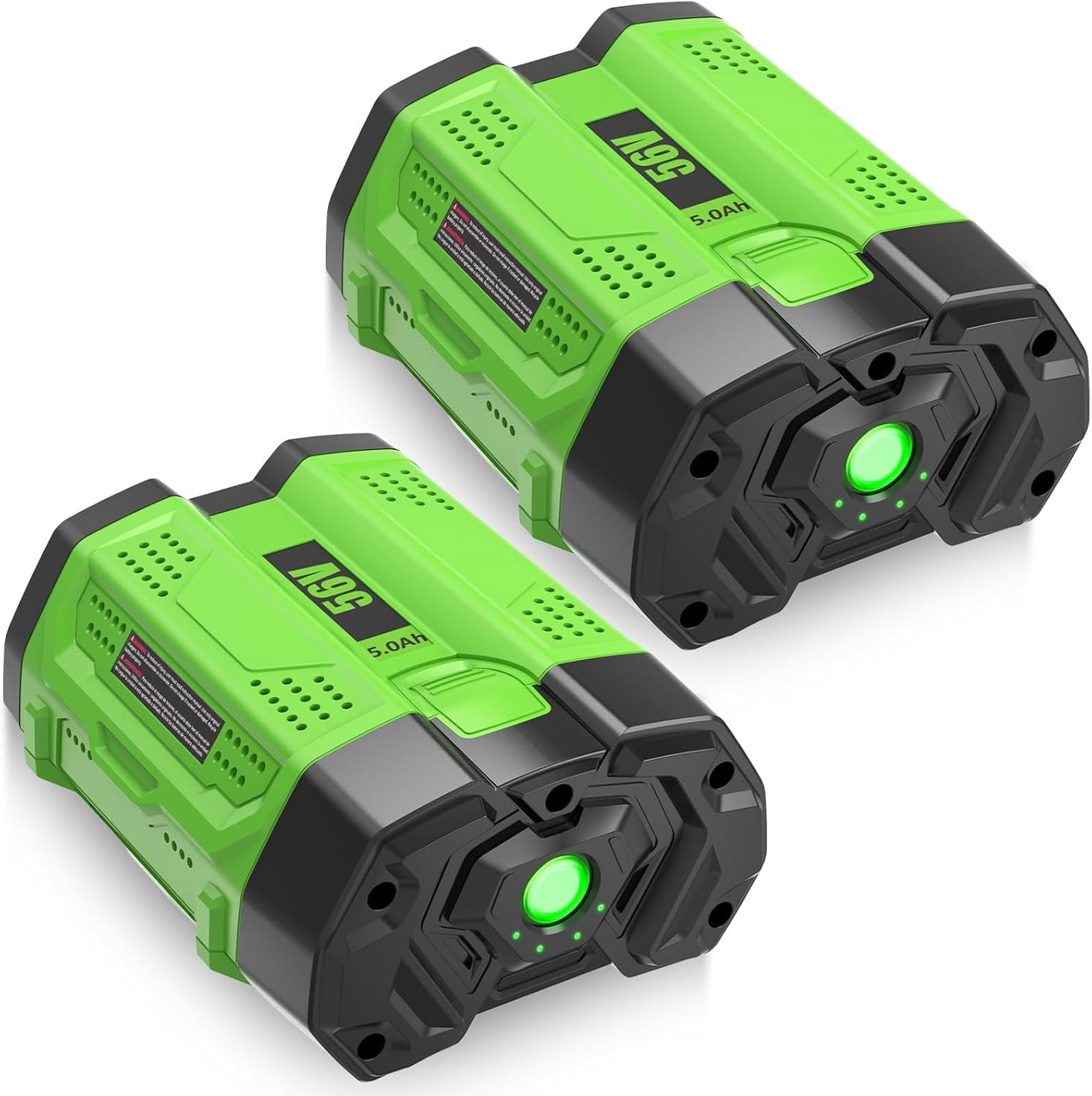 2 Packs 56V 5.0Ah Replacement Battery Compatible with EGO 56-Volt Battery BA2800T BA2800 BA4200 BA1400 CS1604 CS1804 Power Cordless Tools