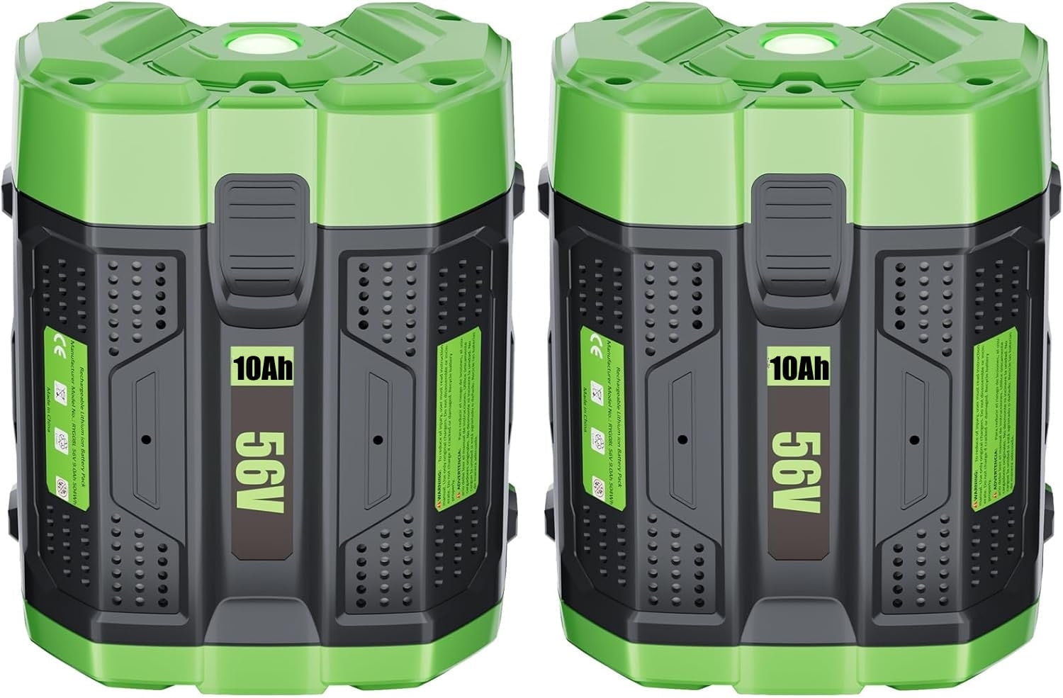 2Packs 56V 10.0Ah High-Capacity Replacement for EGO Battery Lithium-Ion BA2800T, BA2800, BA4200, BA1400, and 56 Volt Power+ Cordless Tools