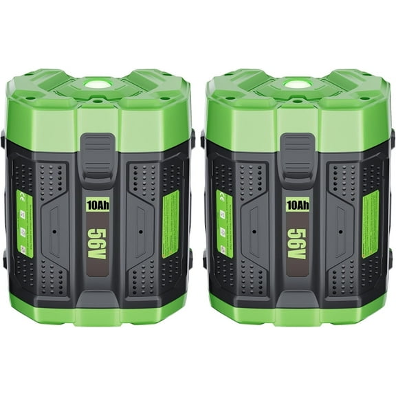 2Packs 56V 10.0Ah High-Capacity Replacement for EGO Battery Lithium-Ion BA2800T, BA2800, BA4200, BA1400, and 56 Volt Power+ Cordless Tools
