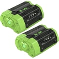 thumbnail image 1 of 2Packs 56V 5.0Ah Replacement for EGO Battery Compatible with BA1400 Replacement Battery Compatible with EGO 56V Power Tools Lawn Mower Leaf Blower Chainsaw, 1 of 26