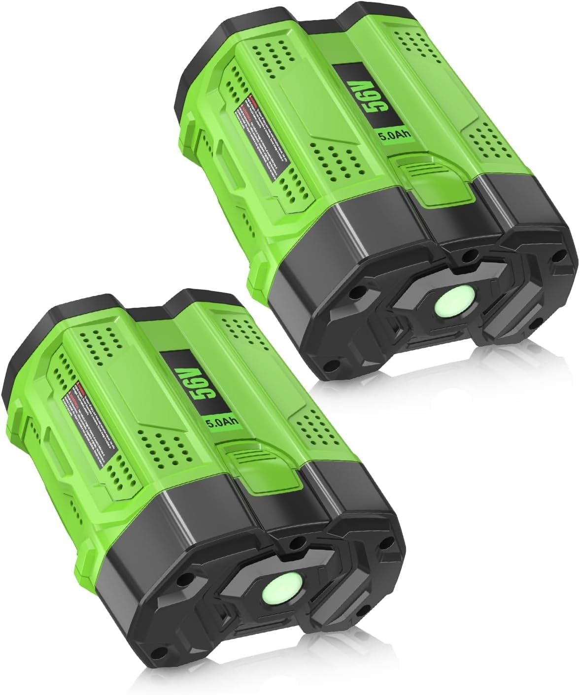 2Packs 56V 5.0Ah Replacement for EGO Battery BA2800 BA4200 BA1400 56Volt Tools Lawn Mower Leaf Blower Chainsaw