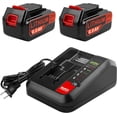thumbnail image 1 of 2Packs 6.0Ah 20v Lithium Battery Replacement for Black and Decker with Battery Charger Compatible with LBXR20, LBXR20B, LBXR20-OPE, LBXR2020, LBXR20, LB20, LBX20, LB2X4020 Cordless Tool, 1 of 3