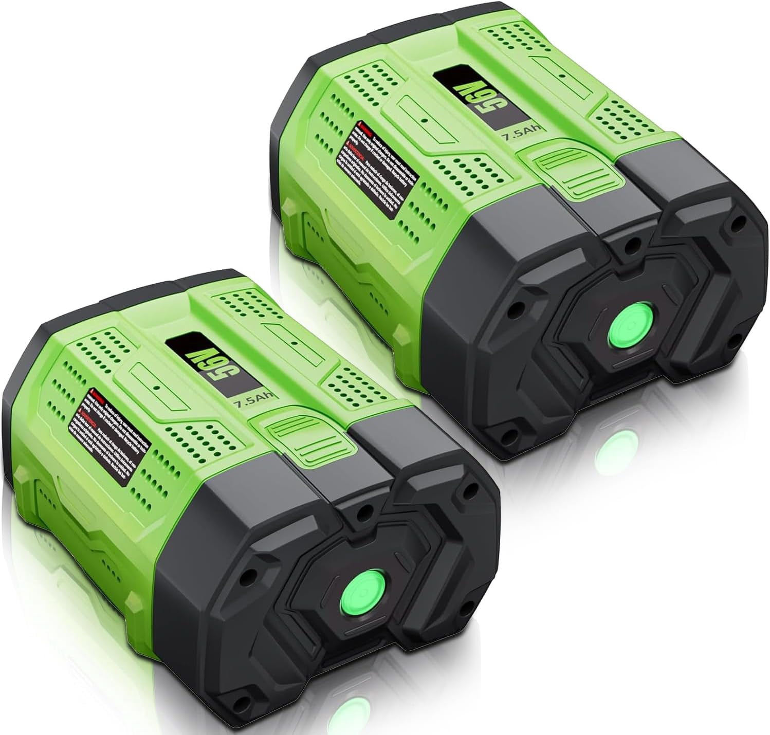2Packs 7.5Ah Replacement for EGO Battery BA2800 BA2800T BA4200T BA4200 BA1400T BA1400 Compatible with EGO 56V Battery Power Cordless Tools with LED Indicator