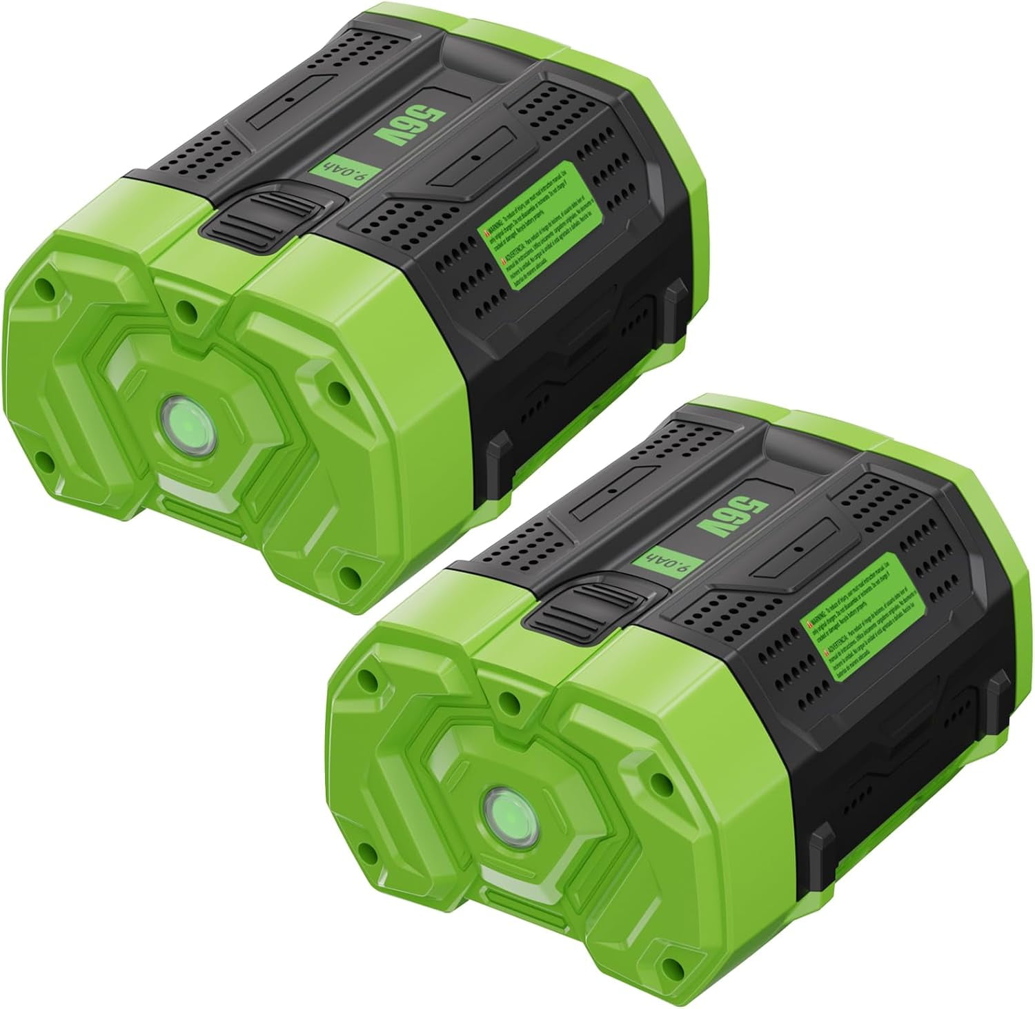 2Packs 9.0Ah Replacement for EGO 56V Batttery BA2800 BA4200 BA1400 Compatible with EGO 56V Power Tools