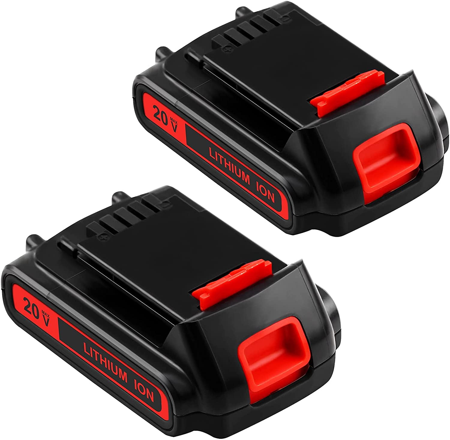  3500mAh LBXR20 Battery for Black and Decker 20V Battery  Replacement 20Volt Max Lithium-ion LB20 LBXR20 LBXR2020 20V Lithium-ion  Weed Eater Trimmer Cordless Tool Battery 2Pack Just for Black and Decker 