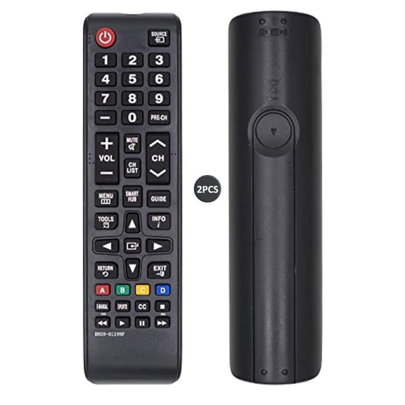 2Packs New Replacement Remote BN59-01199F for Samsung Smart LCD/LED TV