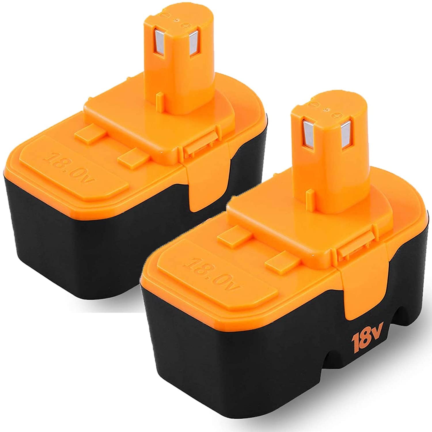 2Packs P100 3.6Ah 18V Battery Replacement for Ryobi 18V Battery P100 P101 ABP1801 ABP1803 BPP1820 130224028 130224007