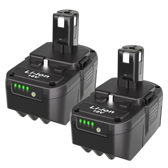 2Packs P108 18V 8.0Ah Battery Compatible with Ryobi 18V ONE+ Battery P108 P102 P103 P104 P105 P107 P109 P122 Cordless Tool
