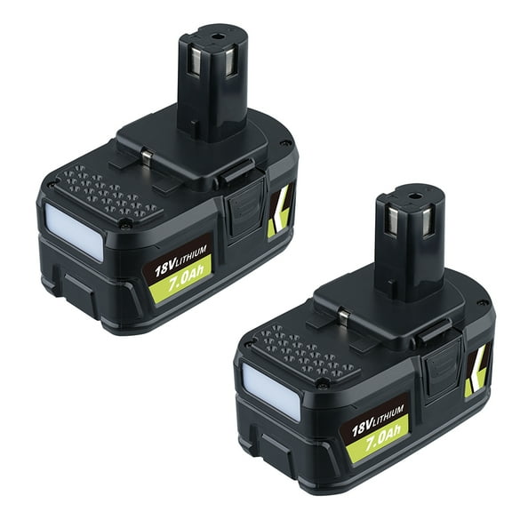 2Packs P108 7.0Ah Battery Compatible with Ryobi 18V ONE+ Battery Replacement Cordless Tool
