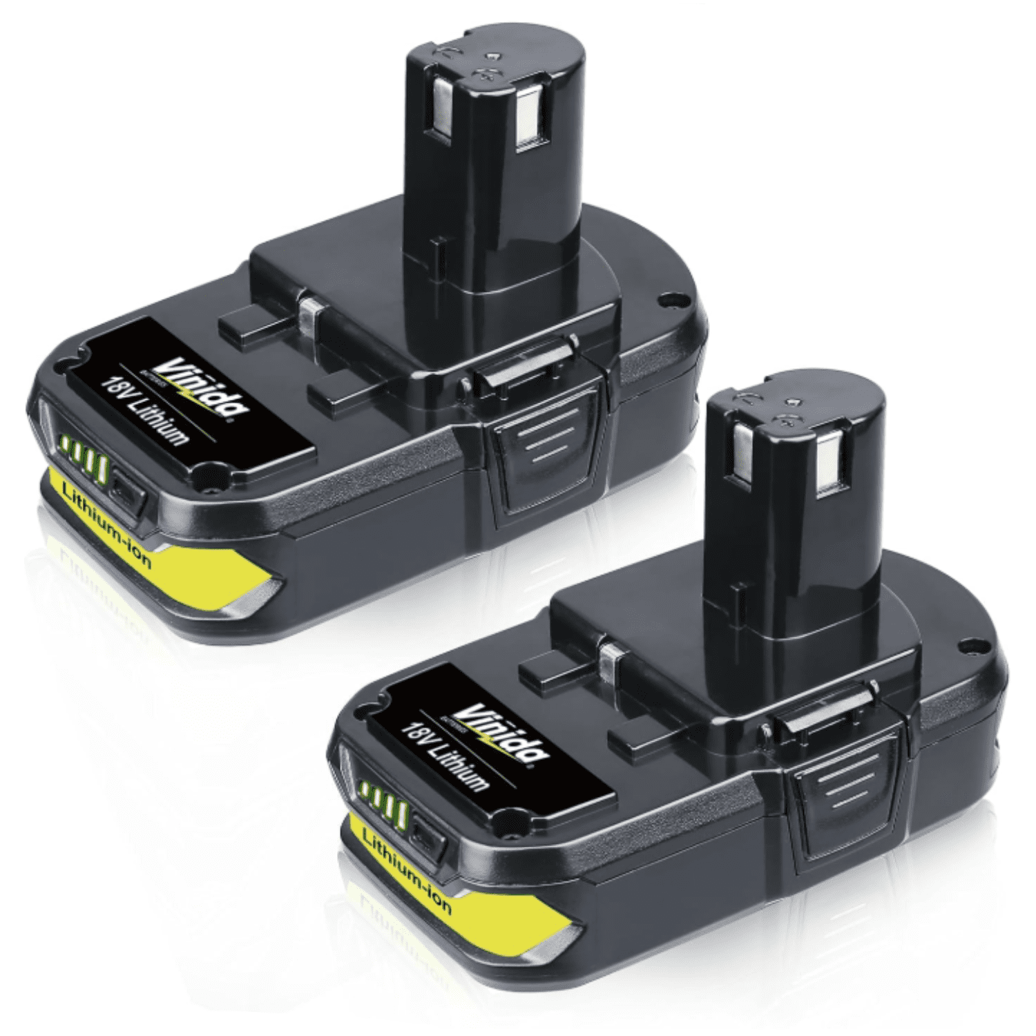 2Packs Replace for Ryobi P102 Battery 18V 3.6Ah Li-lon Battery P102 P105 Cordless tools