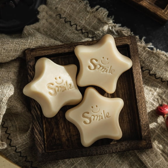 2Packs x 75g New Fresh Star Bath Soap for Cleaning Washing Hands Face Body Rich Foam Moisturizing Family Travel Outdoor Toiletry