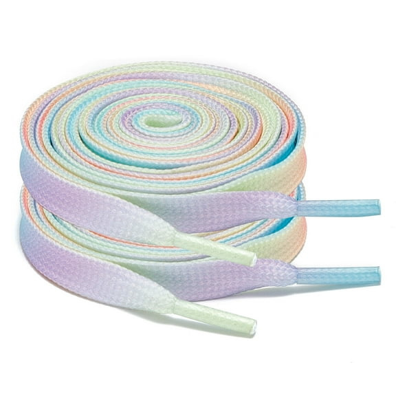 2Pair 24 36 45 63 72 Inch Flat Shoelaces Replacement for Sneakers Boots Maccalon