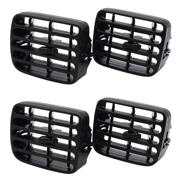 2Pair Car Center Console Air Vent for II 1998-2001/ I 2001-2006 Air Jet Intake Grille 7702258375,2 Pair A/C Air Vent Grill,Black