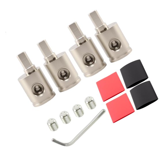 2Pair Coppers Electrical Connectors for Car Stereos Systems Shockproof Easy Setups