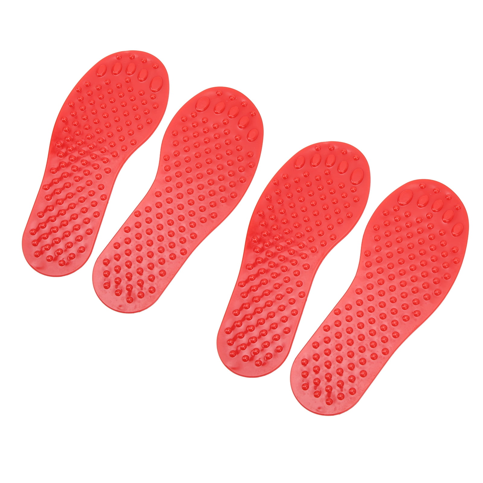 2Pair Foot Shaped Floor Markers, PVC Non Slip Educational Footprint