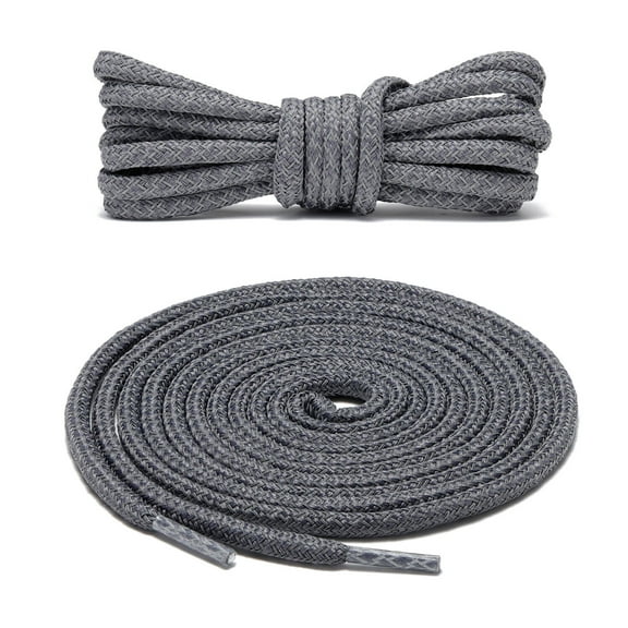 2Pair Gray Reflective Shoe laces Replacement for Sneakers Running Shoes Boots