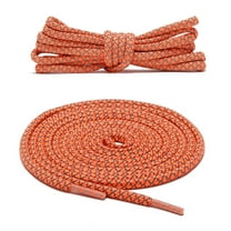 2Pair Orange Reflective Shoe laces Replacement for Sneakers Running Shoes Boots