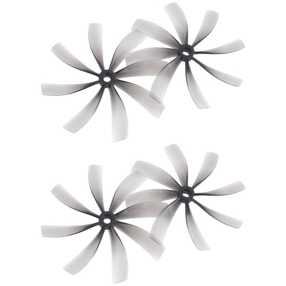 2Pairs 3.5inch Propeller 89MMX8 89MM 8-Blade PC Propeller for RC FPV Freestyle Ducted Drones