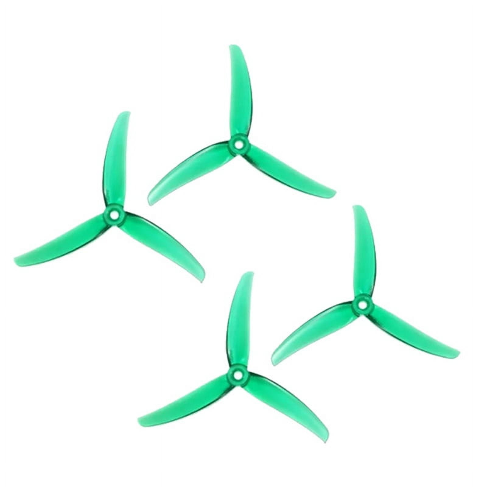 2Pairs 5inch Propeller 4.9x3.3x3 3 Blade CCW+CW Propeller for RC FPV ...