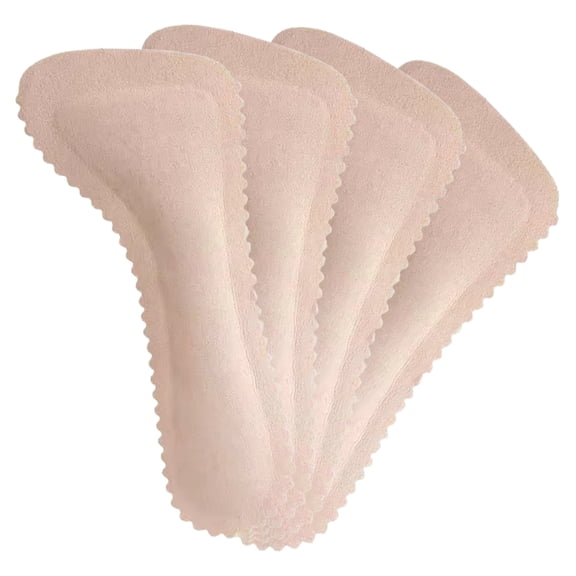 2Pairs Adhesive Half Latex Insole Light Weight Breathable Footbed Cushion For Women Daily Walking Running