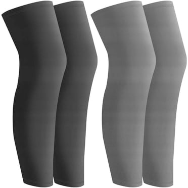 Deckra AR-1 Compression Leg Sleeves – Knee & Thigh Support – UV Protection – Unisex – Red