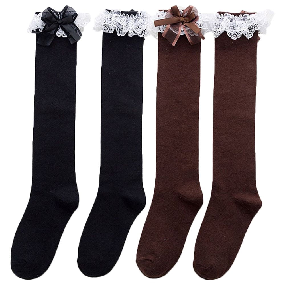 2Pairs Cute Accessories Elastic Cosplay Costumes Lace Ruffles Cotton ...