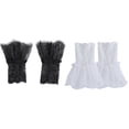 thumbnail image 1 of 2Pairs Elegant Lace Flower Women Arm Sleeves Decorative Wristcuff Dress Armwear, 1 of 20