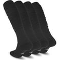 thumbnail image 1 of 2Pairs Football Socks, Extra Long Padded Athletic Socks for Men Women, 1 of 5