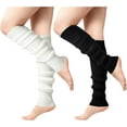 thumbnail image 1 of 2Pairs Leg Warmers for Women - Leg Warmers Knitted Long Socks for Party Sports, 1 of 7