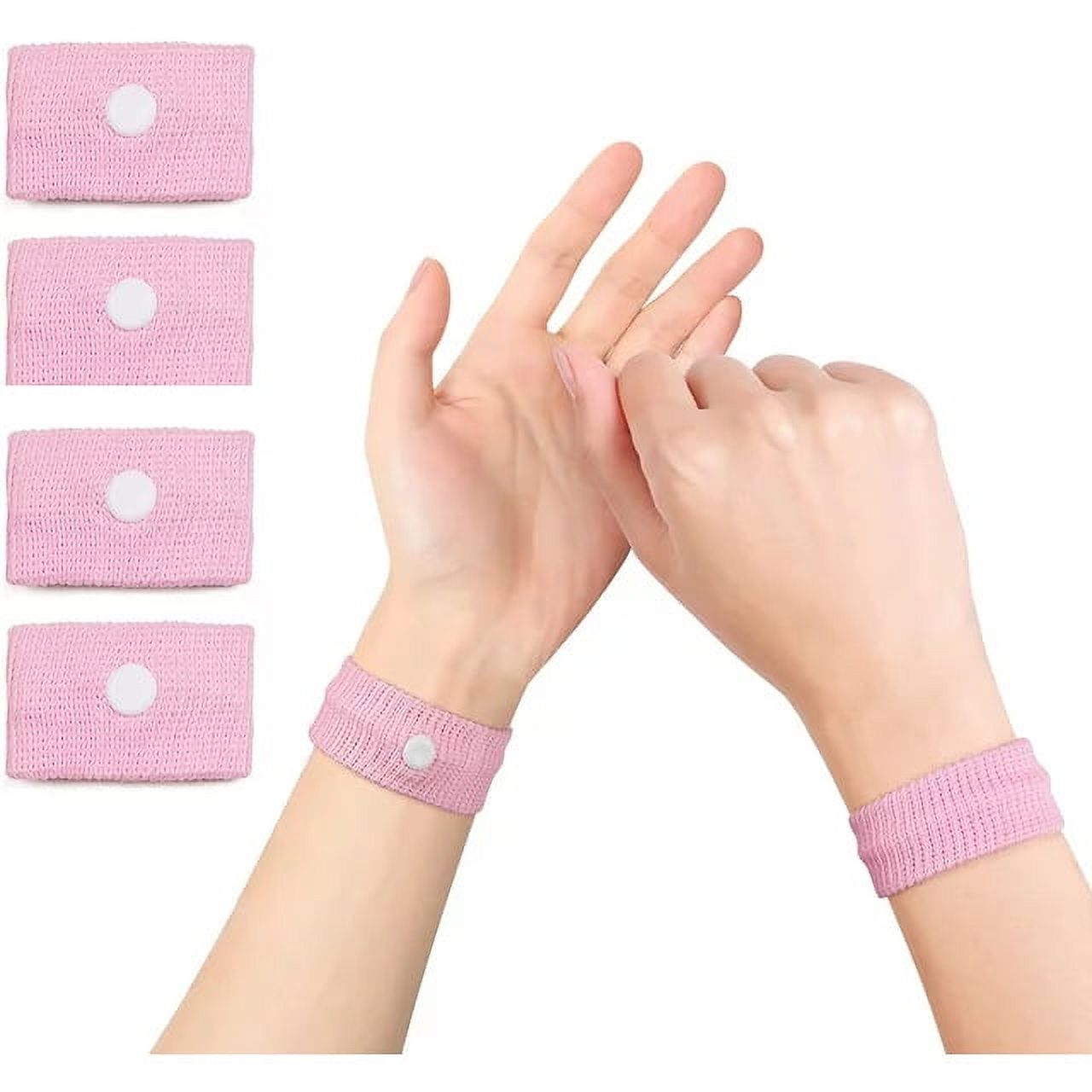 2Pairs Magical Sickness Wristband, AntiNausea Acupressure Wrist Band