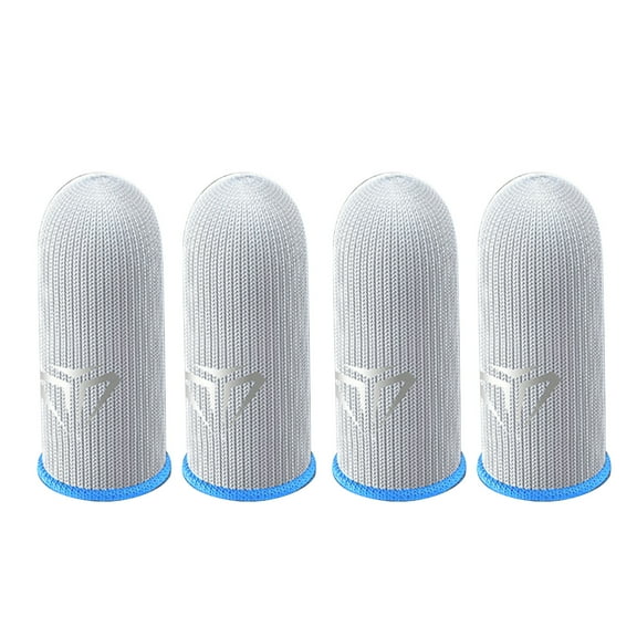 2Pairs Mobile Game Controller Finger Sleeve Sets Anti-Sweat Breathable Finger Sleeve for Mobile Legends