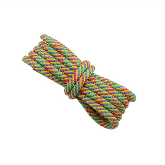 2Pairs Round Boot Laces Color Checkered Heavy Duty and Durable Shoelaces for Boots, Work Boots & Hiking Shoes - 47 inch / 120CM