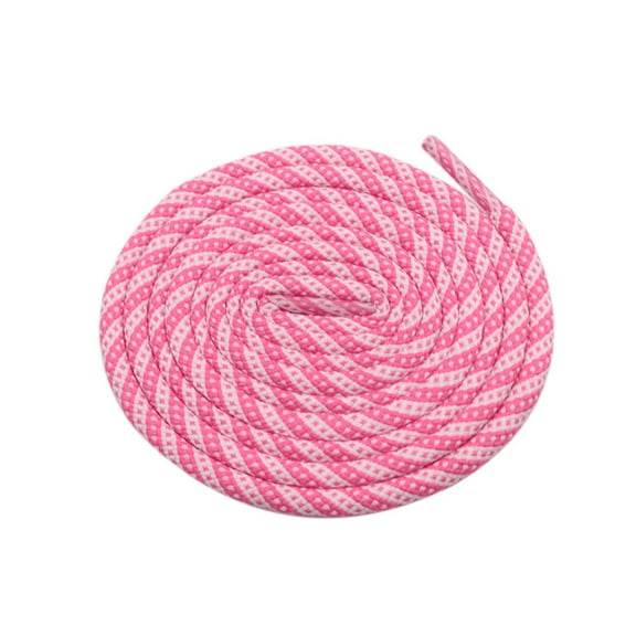 2Pairs Round Boot Laces Two-color Twill Dot Heavy Duty and Durable Shoelaces for Boots, Work Boots & Hiking Shoes - 47 inch / 120CM